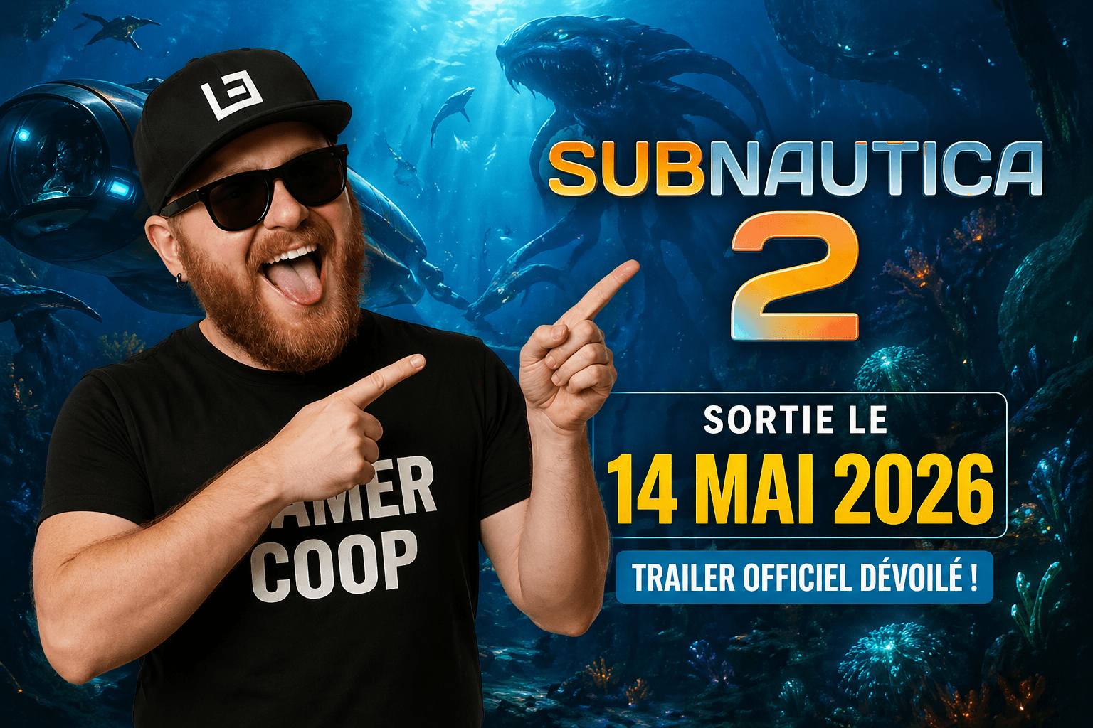 Subnautica 2 sortie le 14 mai 2026