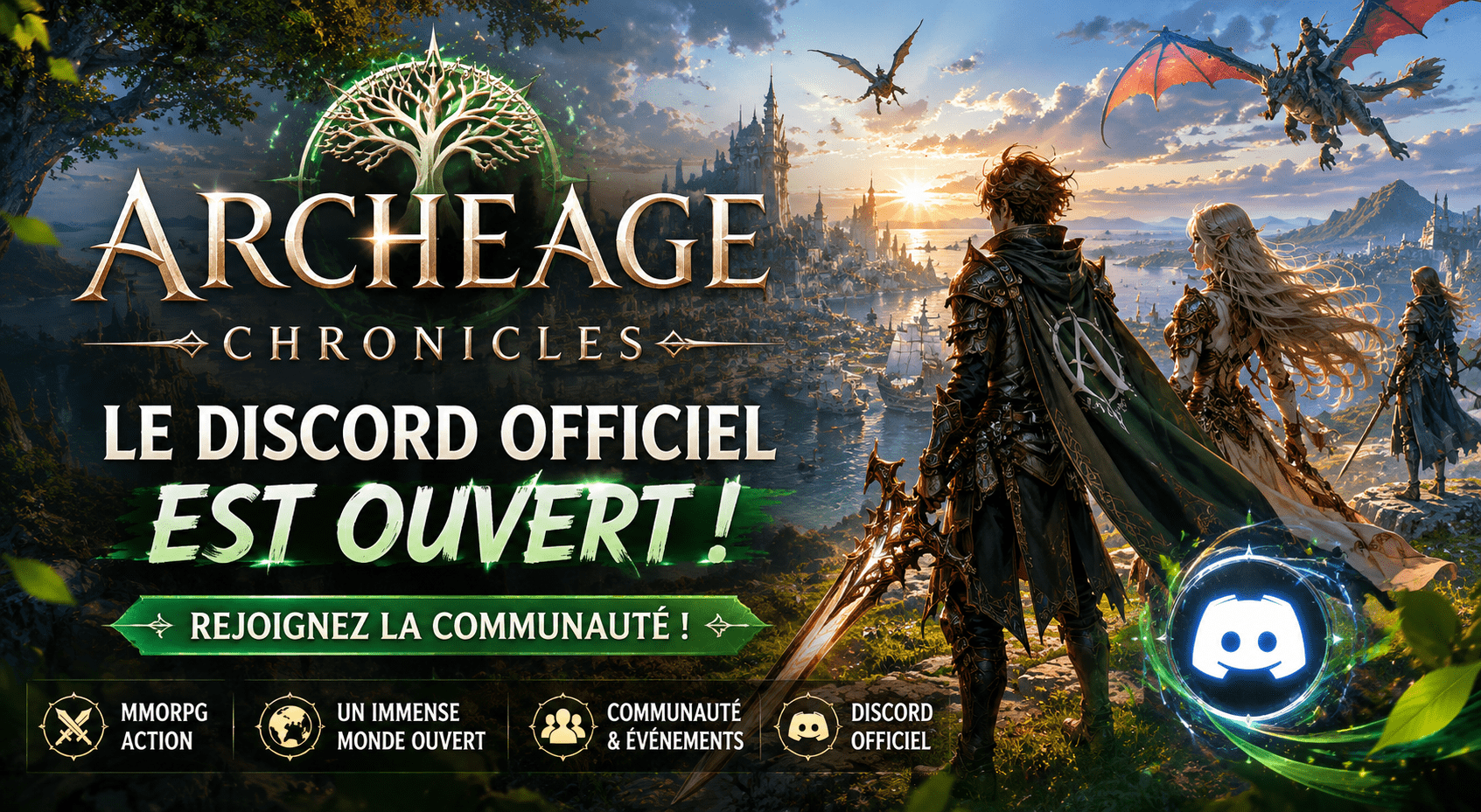 ArcheAge Chronicles ouvre son Discord officiel