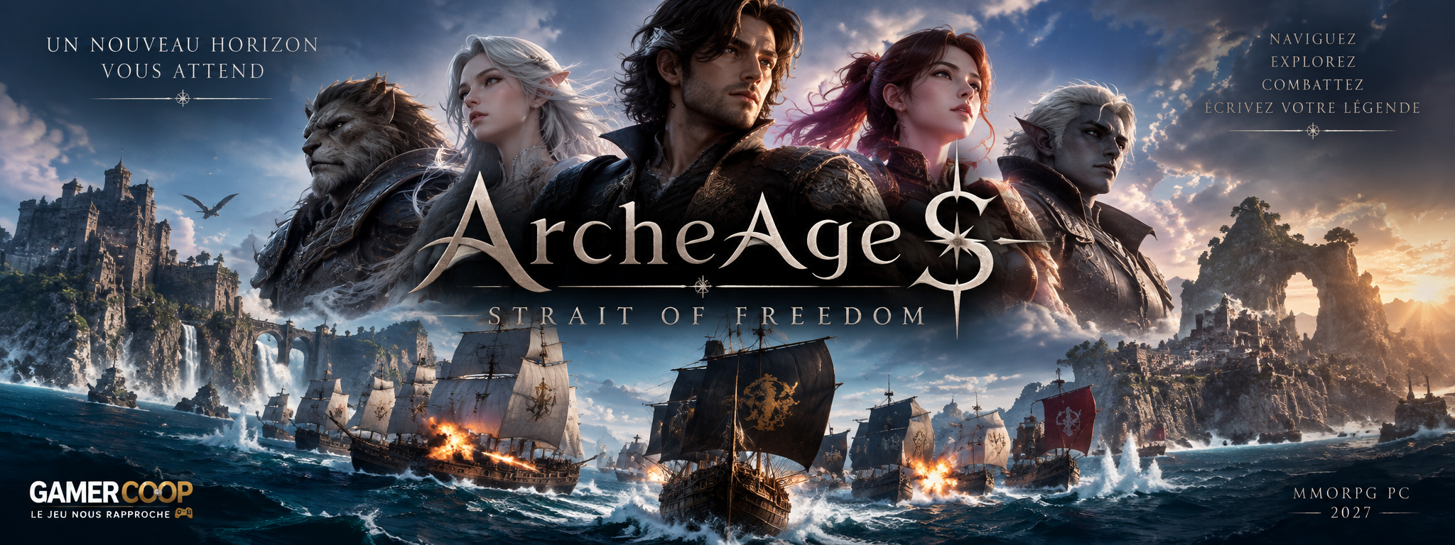 ArcheAge S: Strait of Freedom — illustration Gamer Coop